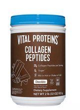 Cargar imagen en el visor de la galería, Colágeno Vital Proteins, en polvo, 32 onzas (2 libras), sabor chocolate, 20 gramos de colágeno por servicio, 18 gramos de proteína
