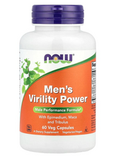 Cargar imagen en el visor de la galería, Men's Virility Power, Now, 60 cápsulas
