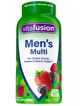 Cargar imagen en el visor de la galería, Multivitamínico en gomitas, para hombres, Vitafusion, 220 gomitas
