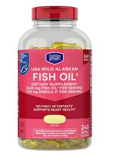 Cargar imagen en el visor de la galería, Omega 3,  Berkley Jensen, 2400 mg de aceite de pescado, 240 Cápsulas blandas
