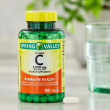 Cargar imagen en el visor de la galería, Vitamina C, 1000 mg. Spring Valley. 100 cápsulas
