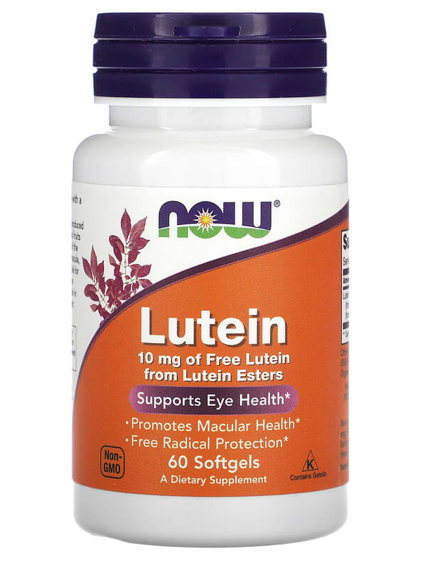 Luteina, Now, 60 softgels