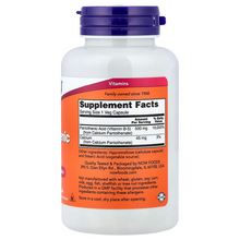 Cargar imagen en el visor de la galería, Ácido pantoténico, 500 mg, Now, 100 cápsulas
