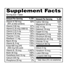 Cargar imagen en el visor de la galería, Multivitaminico para adultos (hombre y mujer) mayores de 50 años, Equate, 125 tabletas
