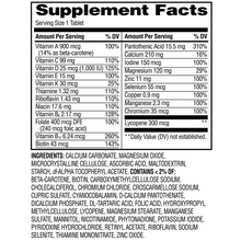 Cargar imagen en el visor de la galería, Multivitamínico para hombres, Equate, 100 tabletas

