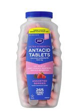 Cargar imagen en el visor de la galería, Antiácidos: Extrafuerte para rápido alivio de la acidez, indigestión, y molestias estomacales. 265 tabletas masticables saborizadas
