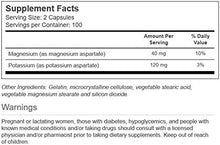 Cargar imagen en el visor de la galería, Potasio y Magnesio, Vitacost, 200 cápsulas
