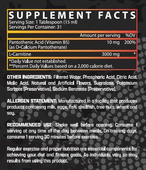 l carnitina 3000 como tomar cuando me debo la Todo lo que necesitas saber sobre l- L-Carnitina L-CARNITINA 3000, lquida, Nutrex, 31