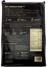 Cargar imagen en el visor de la galería, Proteína SERIOUS MASS, sabores vainilla y chocolate, 12  libras
