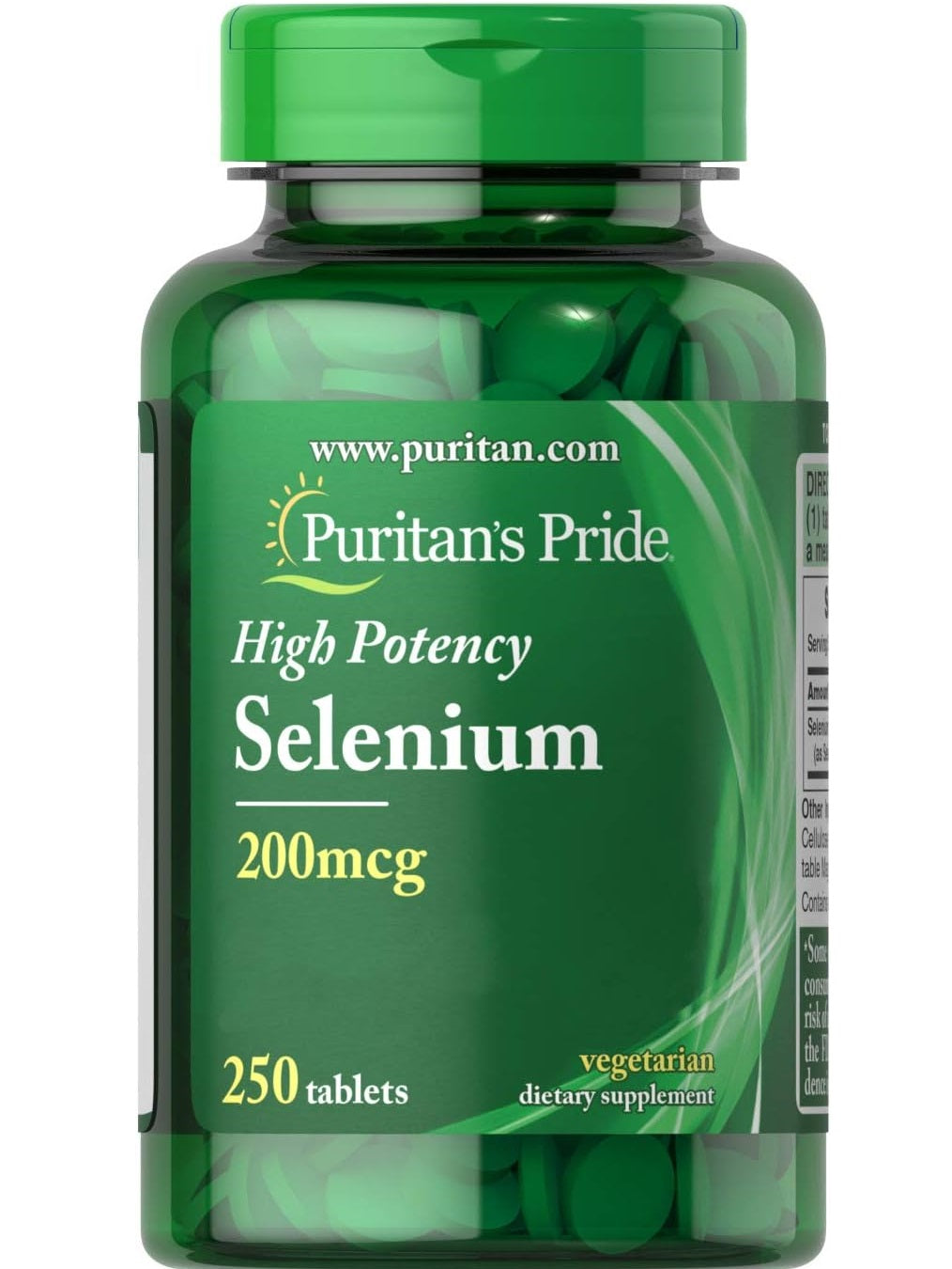 Selenio 200 mg, Puritan’s Pride, 250 tabletas