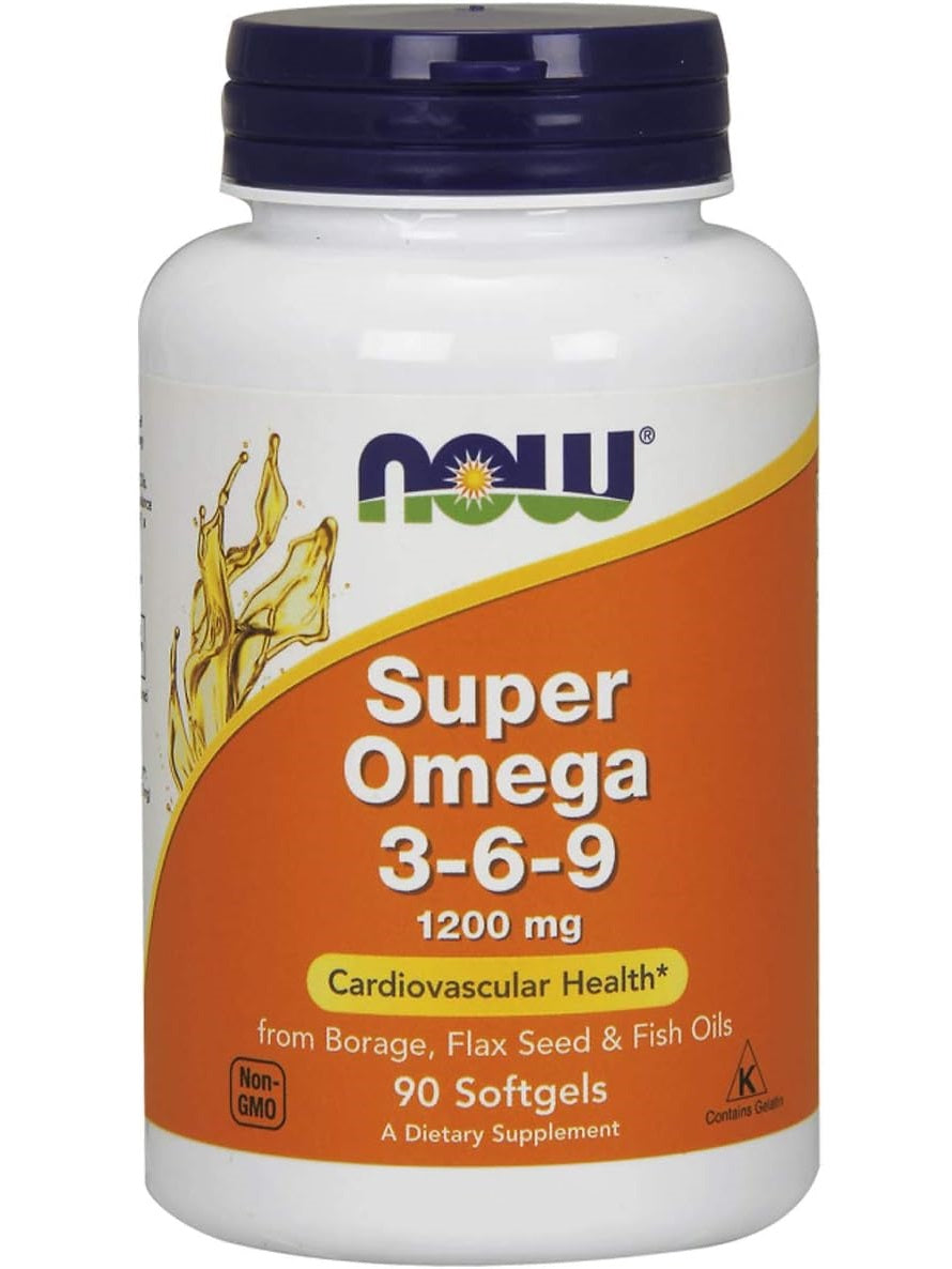 Super Omega 3-6-9, Now, 90 cápsulas