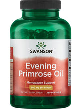 Cargar imagen en el visor de la galería, Aceite de onagra (Evening Primrose Oil) mejora los síntomas de la menopausia. Swanson, 500 mg, Varios tamaños disponibles
