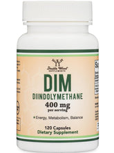 Cargar imagen en el visor de la galería, DIM (Diindolilmetano), Double Wood, 400 mg por servicio, 120 cápsulas
