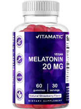 Cargar imagen en el visor de la galería, Melatonina, 20 mg, Vitamatic, 60 gomitas
