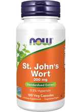 Cargar imagen en el visor de la galería, St. John's Wort (Hierba de San Juan o hipérico), Now, 100 cápsulas
