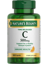 Cargar imagen en el visor de la galería, Vitamina C, 500 mg, Nature&#39;s Bounty, 100 Tabletas
