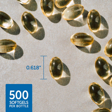 Cargar imagen en el visor de la galería, Vitamina E: La salud del corazón, defensas, salud de la piel, energía. Member's Mark, 500 cápsulas blandas
