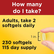 Cargar imagen en el visor de la galería, Omega 3, Nature Made, 1200 mg, 230 softgels
