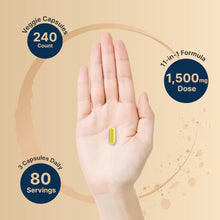 Cargar imagen en el visor de la galería, NAD+ con resveratrol y ácido hialurónico, Complejo 11 en 1 , quercetina, fisetina, colágeno y más – Sin OMG, 240 cápsulas
