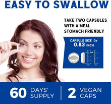 Cargar imagen en el visor de la galería, Complejo de magnesio (Magnesium Complex) 10 en 1, Vitalibre , 420 mg de magnesio elemental, ultra fuerza, máxima absorción, suplemento de magnesio quelado para nervios, salud ósea y cardíaca, sin OMG, 120 cápsulas veganas
