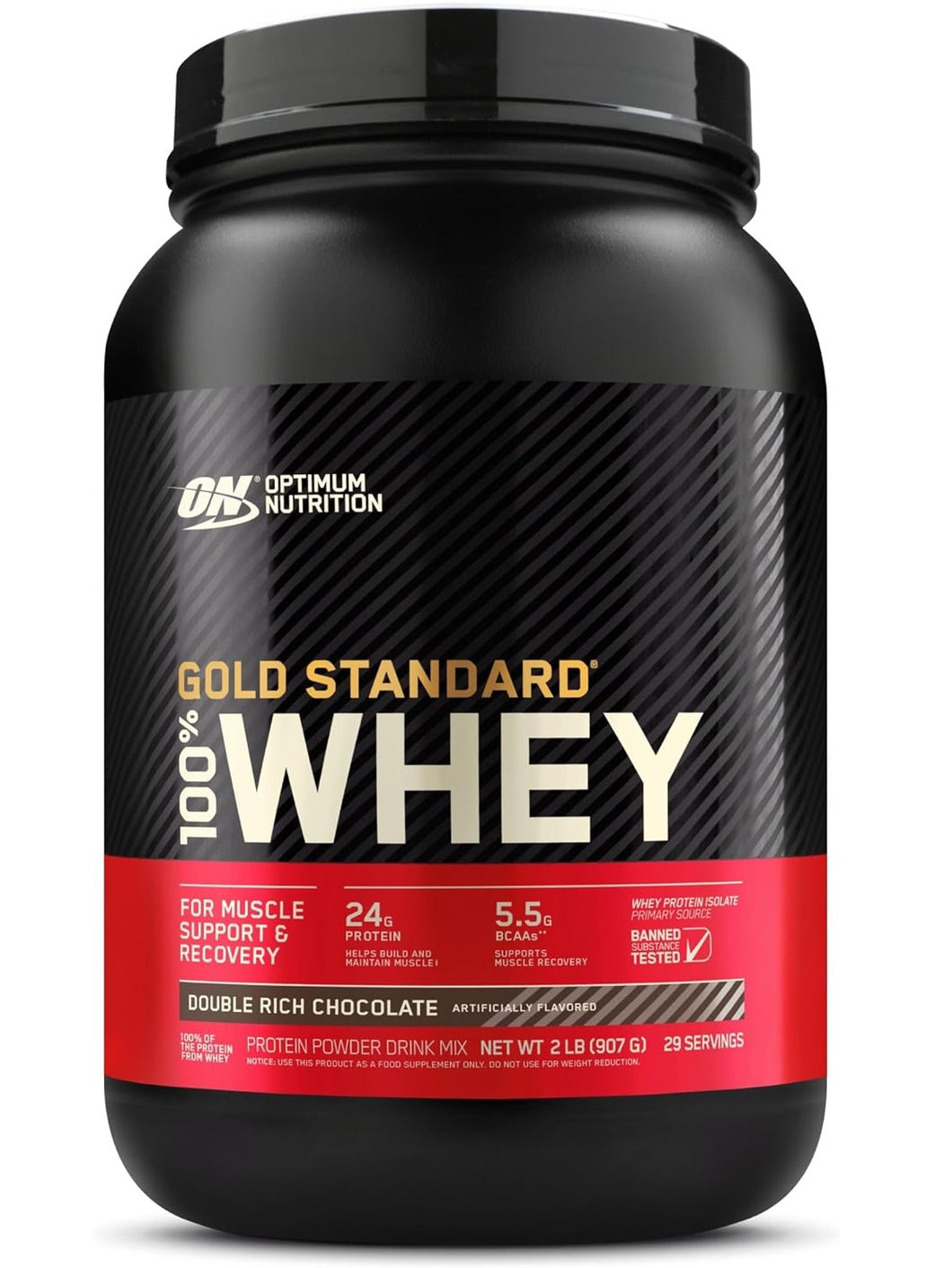 Proteína 100% Whey, Gold Standard,  2 libras