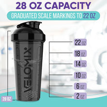 Cargar imagen en el visor de la galería, Vaso mezclador de 28 oz para batidos de proteínas, a prueba de fugas. 2 colores disponibles

