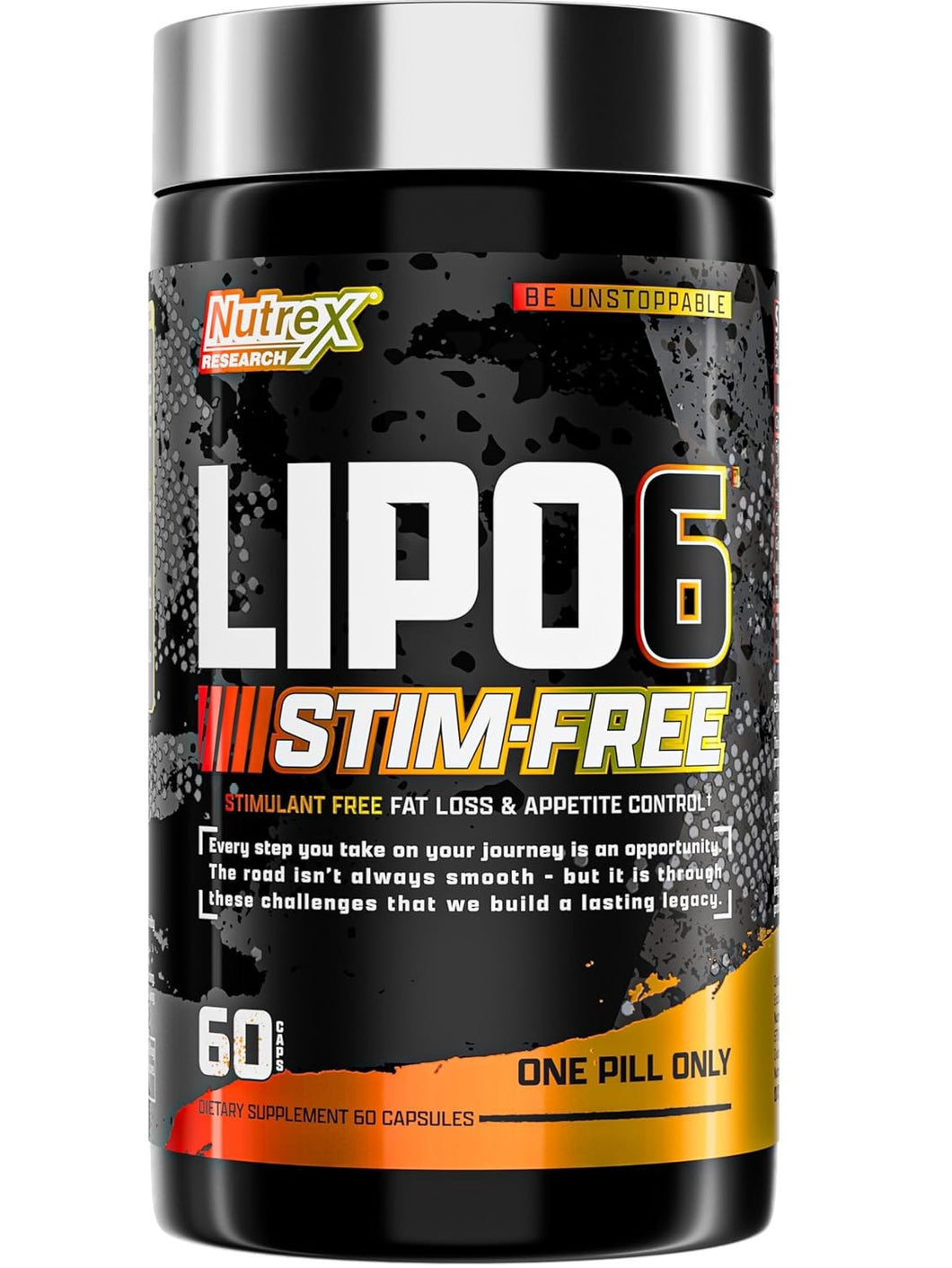 LIPO 6 STIM FREE, quemador de grasa ultra concentrado, SIN ESTIMULANTES, Nutrex, 60 cápsulas