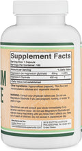 Cargar imagen en el visor de la galería, Glicinato de magnesio, Double Wood, 400 mg, 180 cápsulas
