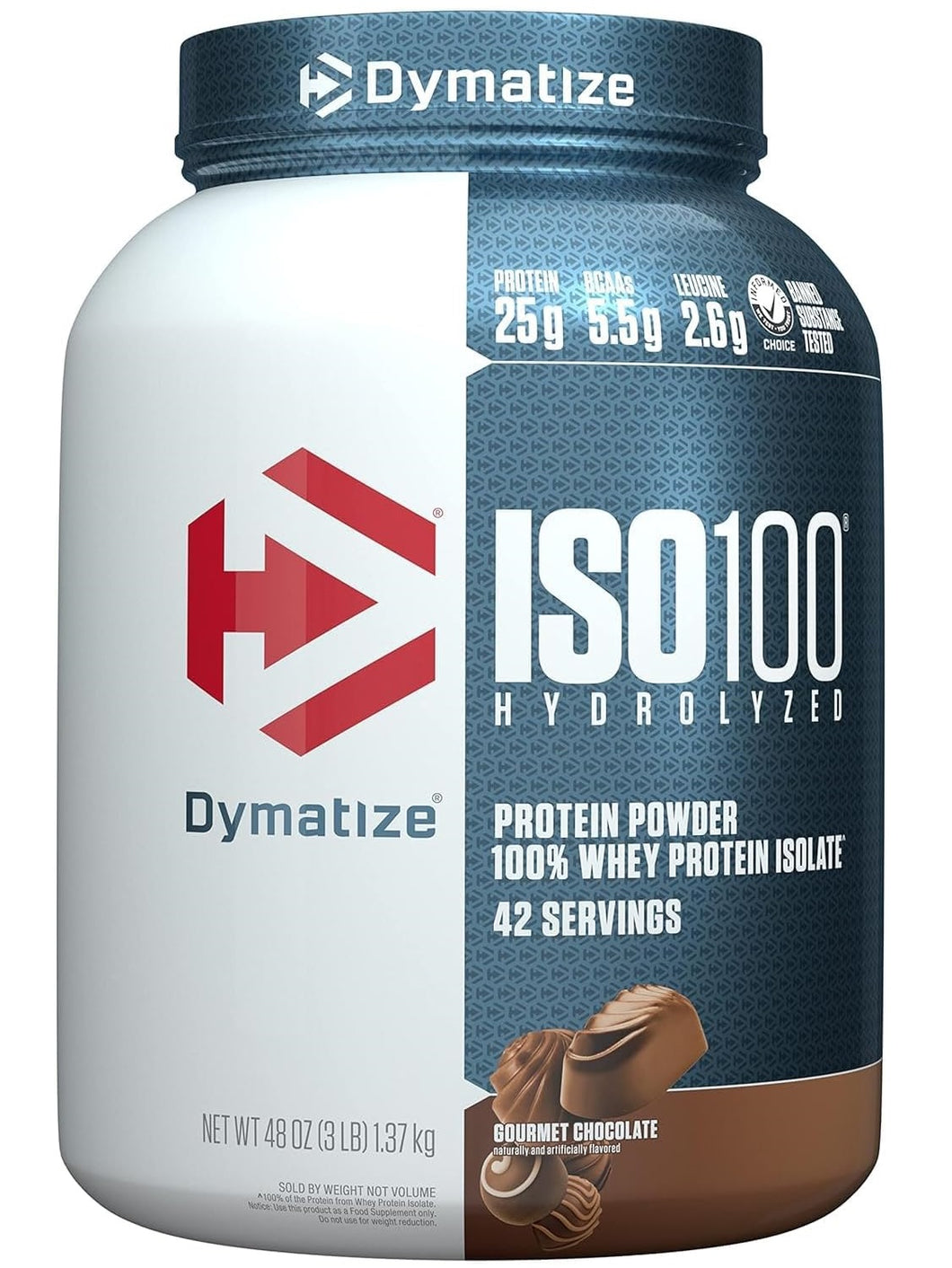Proteína Aislada, ISO100, 3 libras, Chocolate, 42 servicios