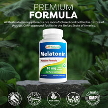 Cargar imagen en el visor de la galería, Melatonina de 10 mg, 120 tabletas, para mejorar tu sueño por todo un año, Best Nature's
