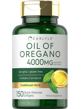 Cargar imagen en el visor de la galería, Aceite de orégano 4000 mg, Carlyle 150 softgels
