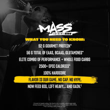Cargar imagen en el visor de la galería, Proteina Mass Extreme, Mass Gainer, Mutant, 2500  calorías, 6 libras
