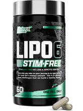 Cargar imagen en el visor de la galería, LIPO 6 STIM FREE, quemador de grasa ultra concentrado, SIN ESTIMULANTES, Nutrex, 60 cápsulas
