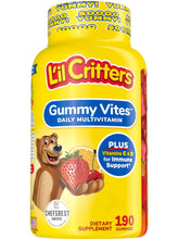 Cargar imagen en el visor de la galería, Multivitamínico para niños, L’il Critters, 190 gomitas
