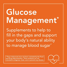 Cargar imagen en el visor de la galería, Glucose Metabolic Support: ayuda a mantener los niveles de azúcar en sangre dentro de rangos normales. Now. 90 cápsulas
