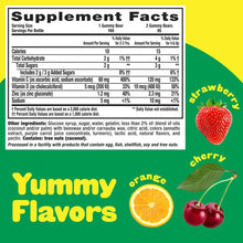 Cargar imagen en el visor de la galería, Vitamina C niños: vitamina C, D, y Zinc. Desarrollo, crecimiento y defensas. 190 gomitas L&#39;il critters
