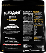Cargar imagen en el visor de la galería, Mutant Mass, Proteina en polvo, 56 gramos de proteina, 36g BCAA, glutamina, EAA, 1100 calorias, Sabores Vainilla y Guineo, 5 libras

