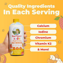 Cargar imagen en el visor de la galería, MaryRuth's Multimineral líquido nocturno para niños | Salud ósea | Función inmunológica | Suplemento para la hora de dormir | Vitaminas para niños | Magnesio | Vegano | Sin azúcar | Hasta 180 servicios | 15.22 onzas (450 ml)
