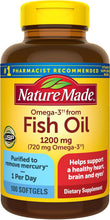 Cargar imagen en el visor de la galería, Omega 3, Nature Made, 1200 mg, 100 softgels
