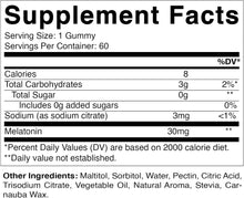 Cargar imagen en el visor de la galería, Melatonin 30 mg, Vitamatic, 60 gomitas, 60 servicios
