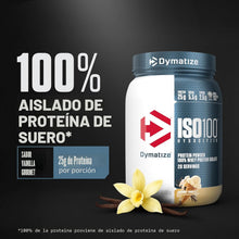 Cargar imagen en el visor de la galería, Proteína Aislada, ISO100, 1.34 libras, Vainilla, 20 servicios

