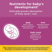 Cargar imagen en el visor de la galería, Prenatales, multivitamínico con ácido fólico+ DHA, Nature Made, 110 softgels
