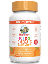 Cargar imagen en el visor de la galería, Gomitas de Omega 3 de MARYRUTH'S para niños, veganas, sin sabor a pescado, suministro para 2 meses, 60 gomitas
