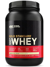 Cargar imagen en el visor de la galería, Proteína 100% Whey, Gold Standard, Vainilla, 2 libras
