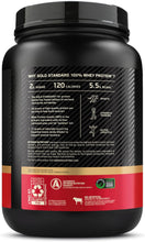 Cargar imagen en el visor de la galería, Proteína 100% WHEY, Gold Standard, chocolate,  5 libras
