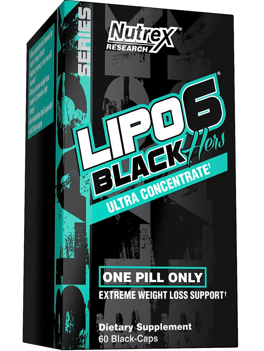 Lipo 6 Black para mujer: quemador de grasa ultra concentrado diseñado especialmente para ellas. Nutrex. 60 cápsulas.