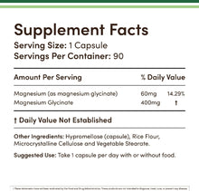 Cargar imagen en el visor de la galería, Glicinato de magnesio, Double Wood, 400 mg, 90 cápsulas
