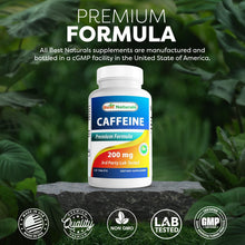 Cargar imagen en el visor de la galería, Cafeina, 200 mg, 120 tabletas
