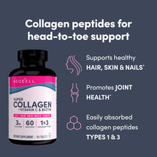 Cargar imagen en el visor de la galería, Super Colageno NeoCell, con vitamina C y Biotina, 180 Tabletas
