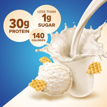 Cargar imagen en el visor de la galería, Batido de Proteína de Vainilla Pure Protein, 30 g de proteína completa, vitaminas A, C, D y E más zinc para apoyar la salud inmunológica, listo para beber y apto para dieta keto, botellas de 11 oz, caja de 12 unidades.
